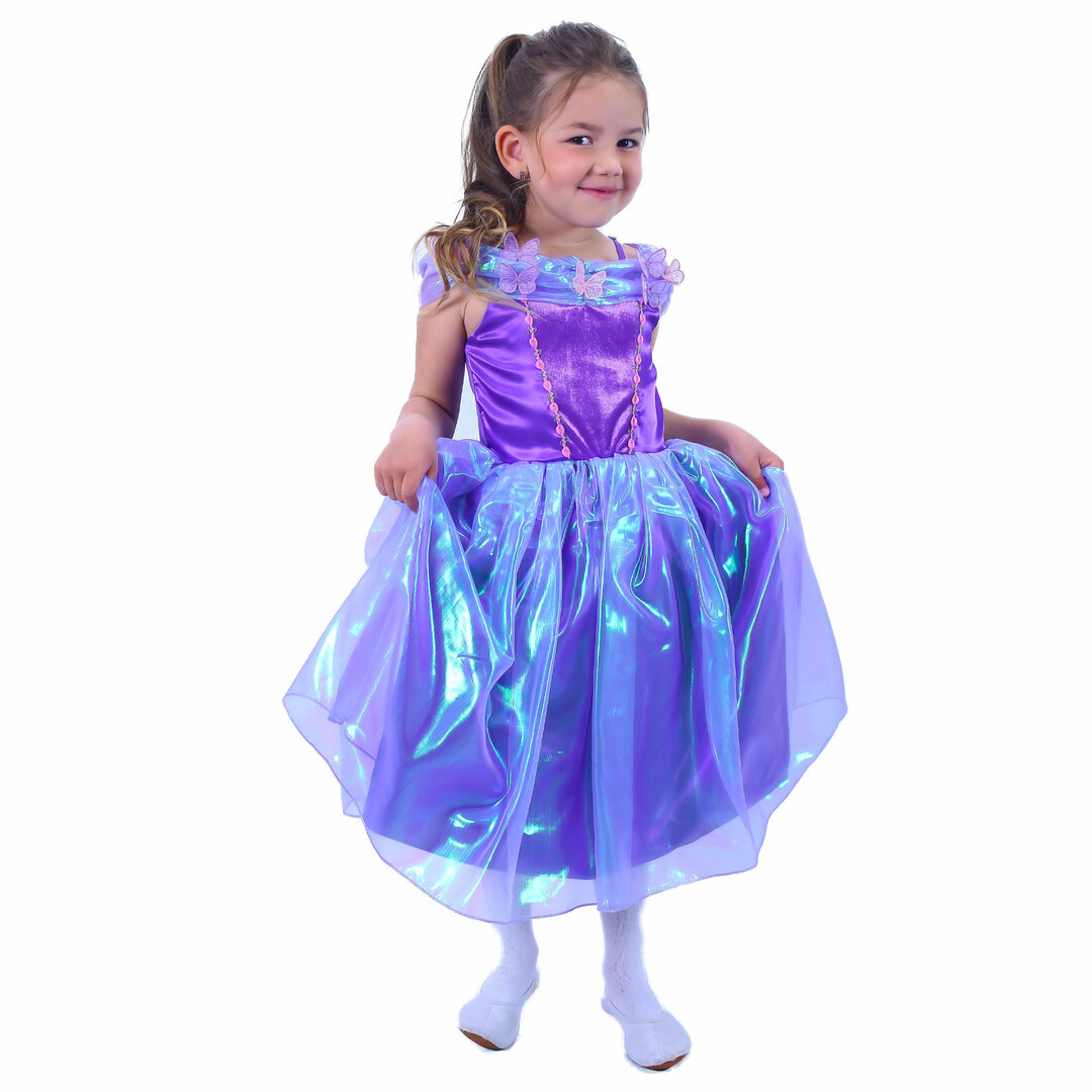 Dívčí kostým princezna, fialový - Pro věk 4-6 let