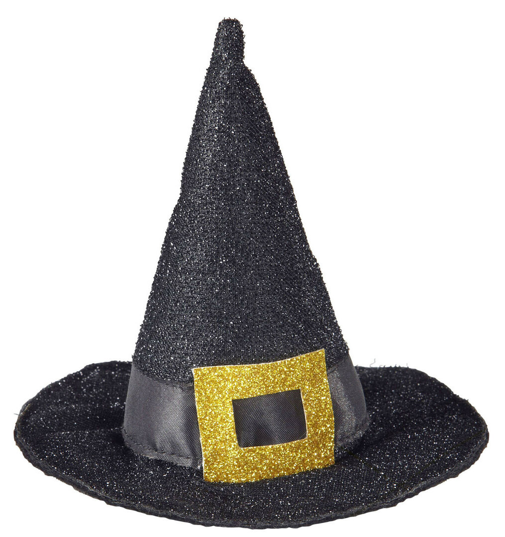 Mini klobouček se sponou Čarodějnice