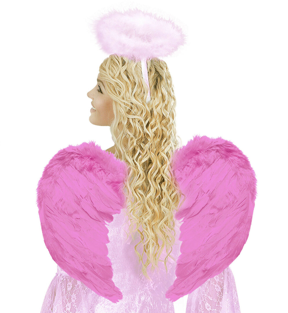 Andělská křídla růžová