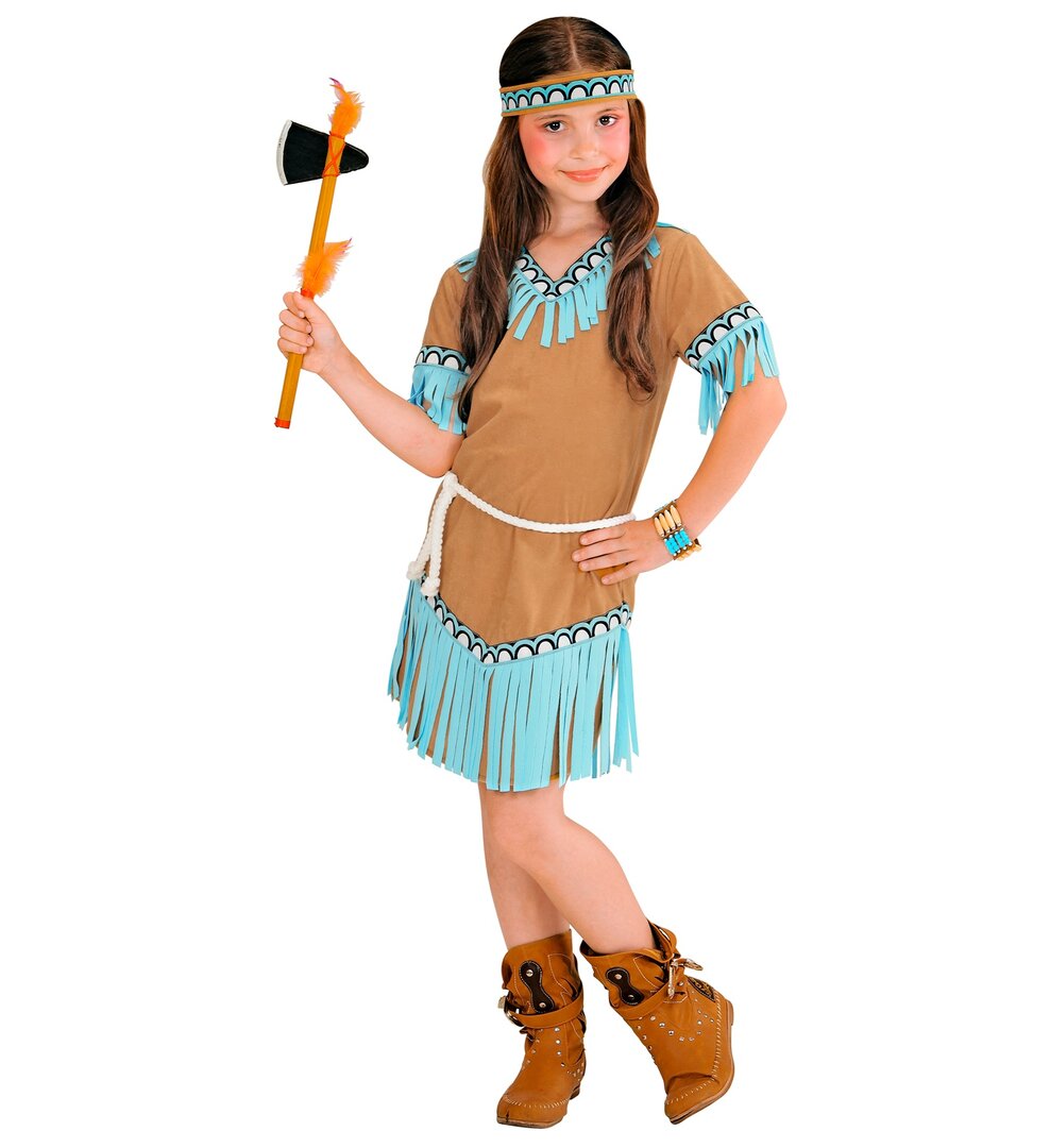Dívčí kostým indiánky - Pro věk 8-10 let ( 140cm)