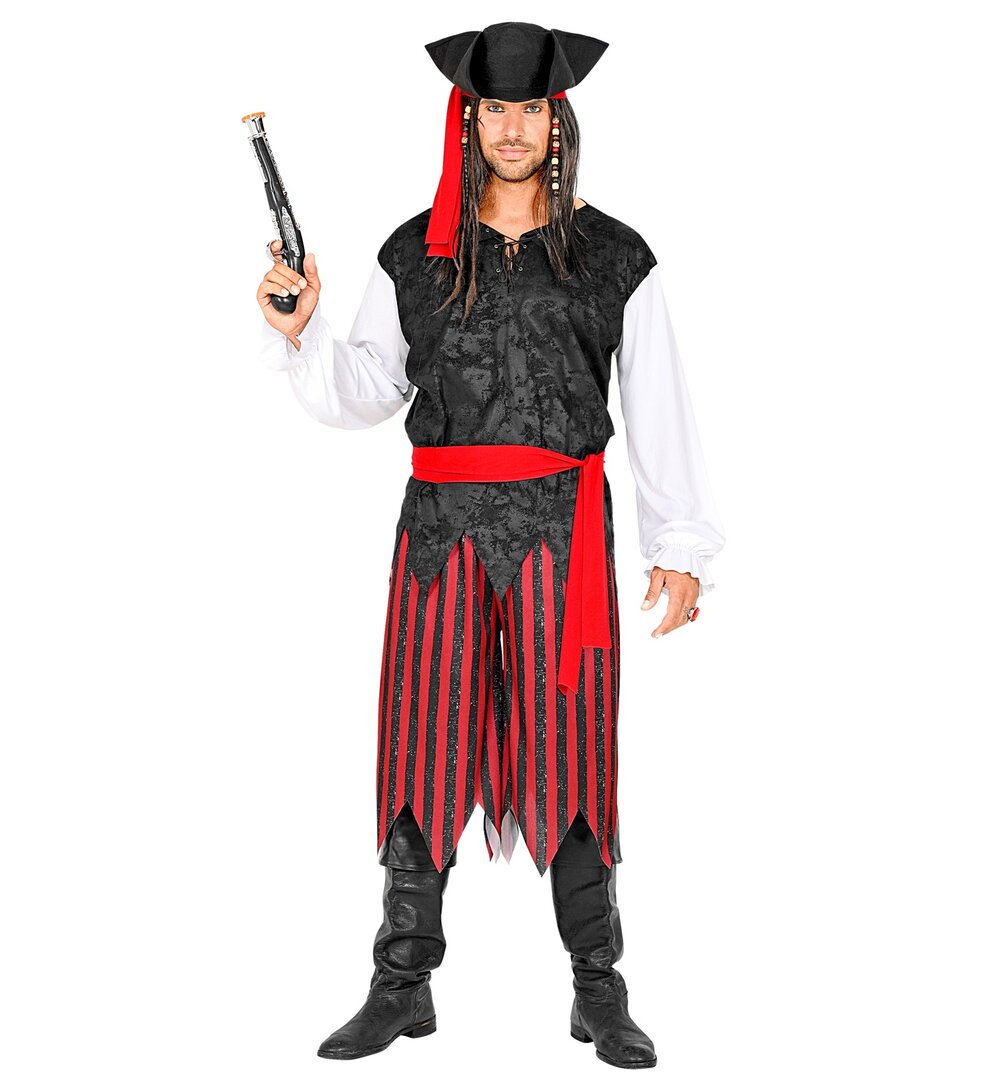 Pánský kostým karibský pirát - Velikost XXL