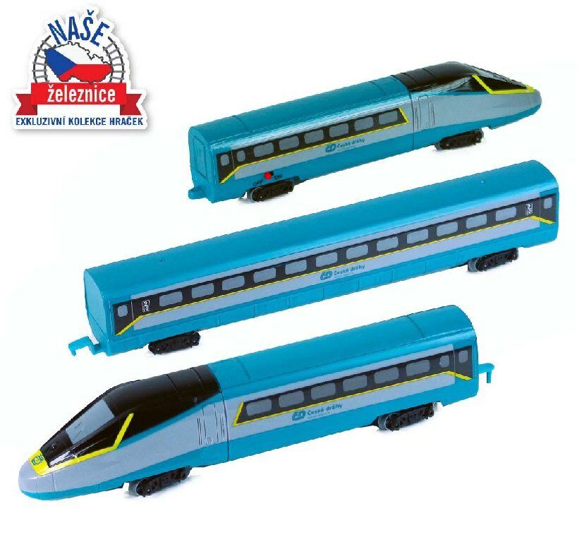 Vlak České dráhy SC Pendolino se zvukem a světlem