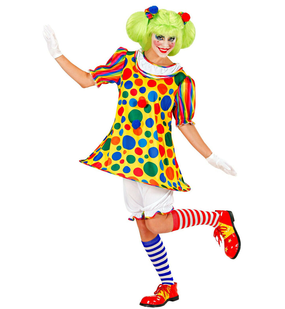 Dámský klaunský kostým - Velikost L