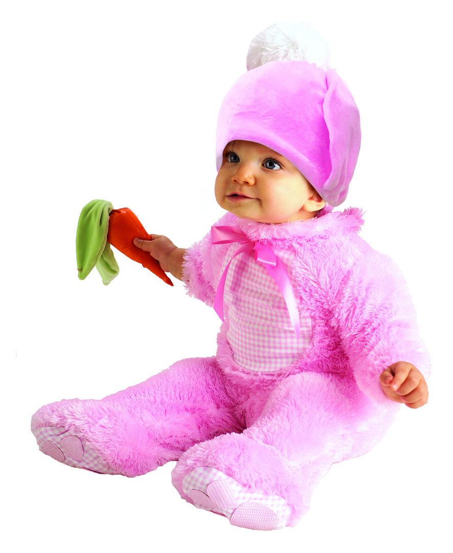 Dětský kostým králíček růžový - Pro věk (měsíců) 6-12