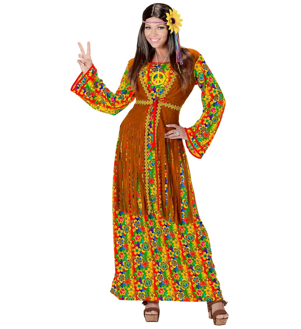 Dámské hippie šaty - L