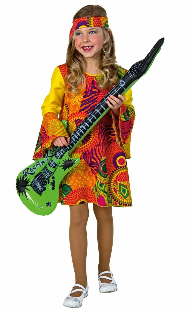 Dětský kostým hippie z hvězdné kapely - Pro věk 8-10 let