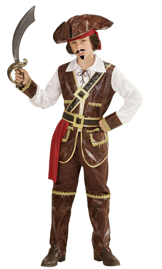 Chlapecký kostým pirát - Velikost 8-10 let