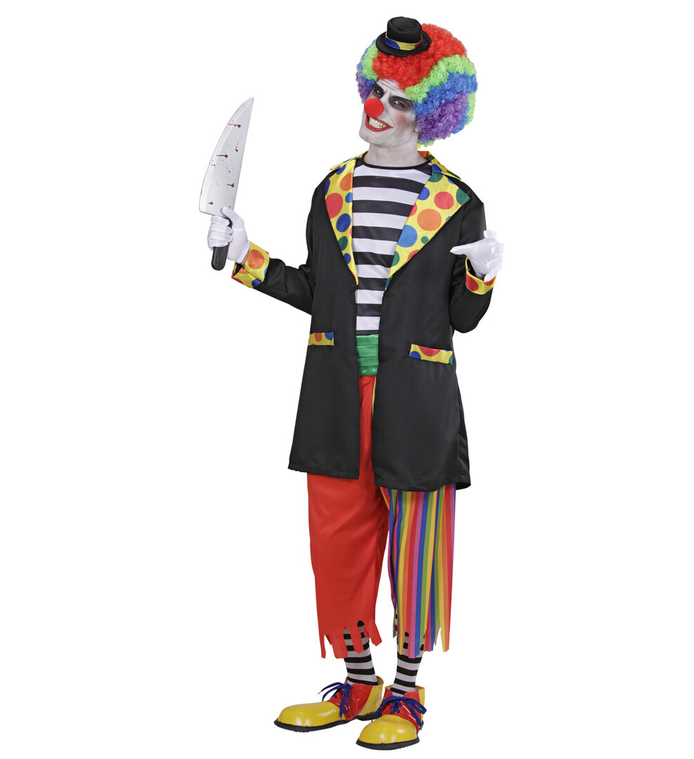 Pánský kostým klaun černý - Vel L