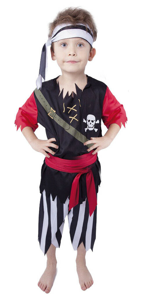 Dětský kostým pirát se šátkem - Pro věk 6-8 let