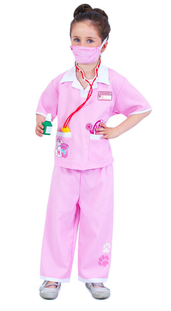 Dětský kostým veterinářka e-obal - Pro věk 6-8 let