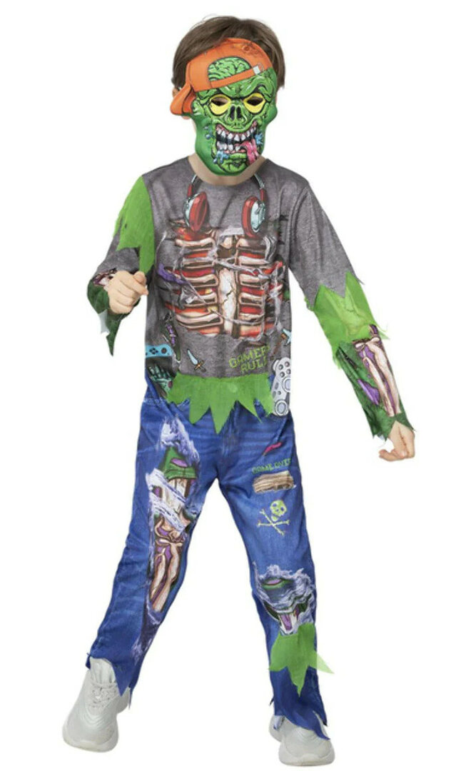 Chlapecký kostým zombie hráč - Pro věk 4-6 let