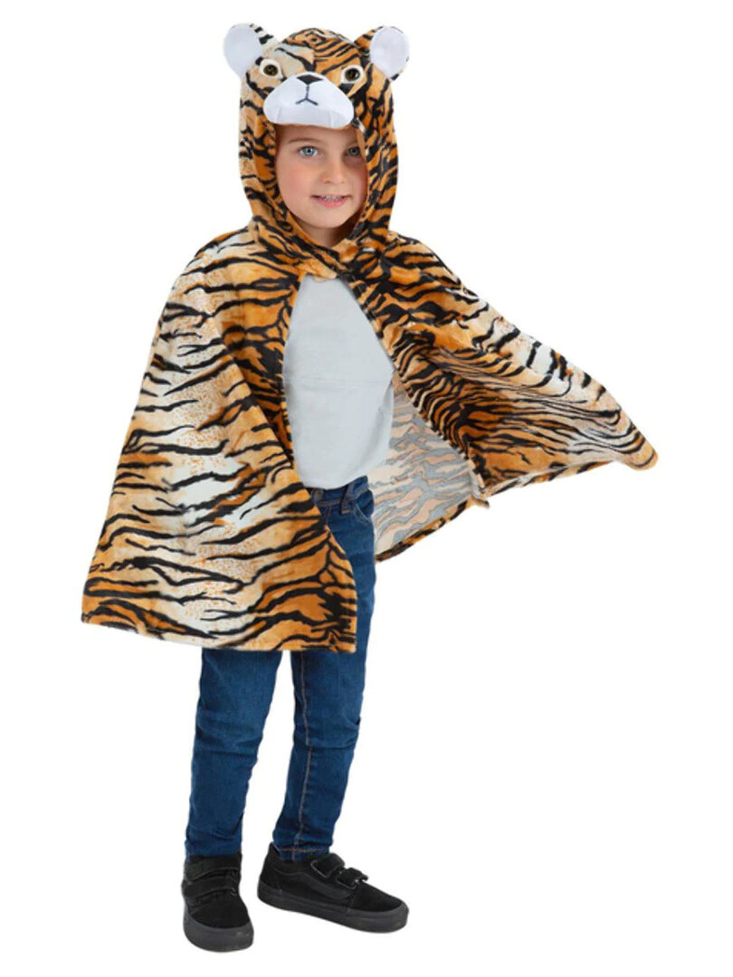 Dětský plyšový plášť Tygřík - Pro věk 4-7 let