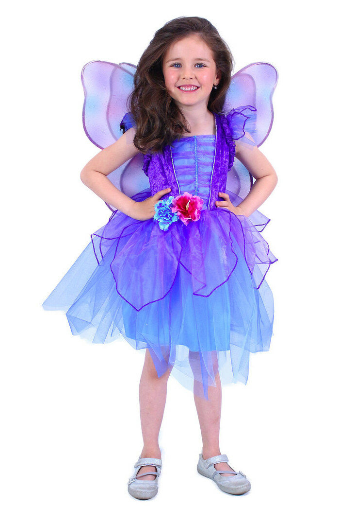 Dětský kostým fialová víla e-obal - Pro věk 4-6 let