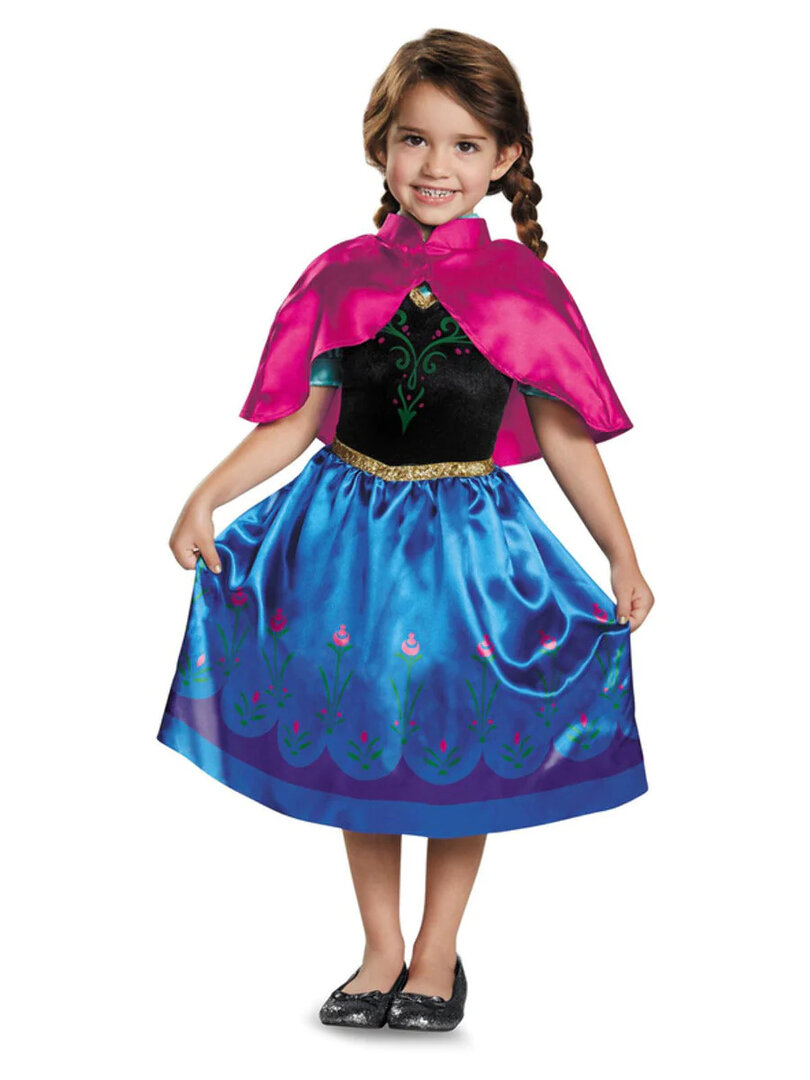 Dívčí kostým Anna (Ledové království) - Pro věk 7-8 let