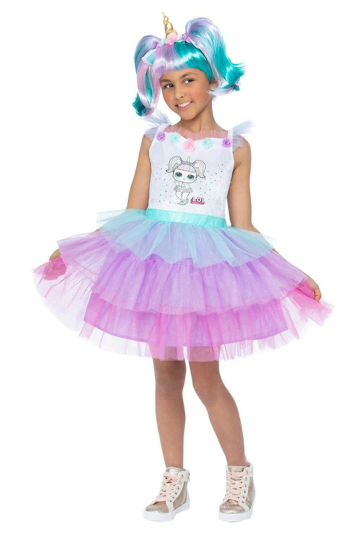 Dívčí kostým L.O.L Surprise, jednorožec - Pro věk 10-12 let