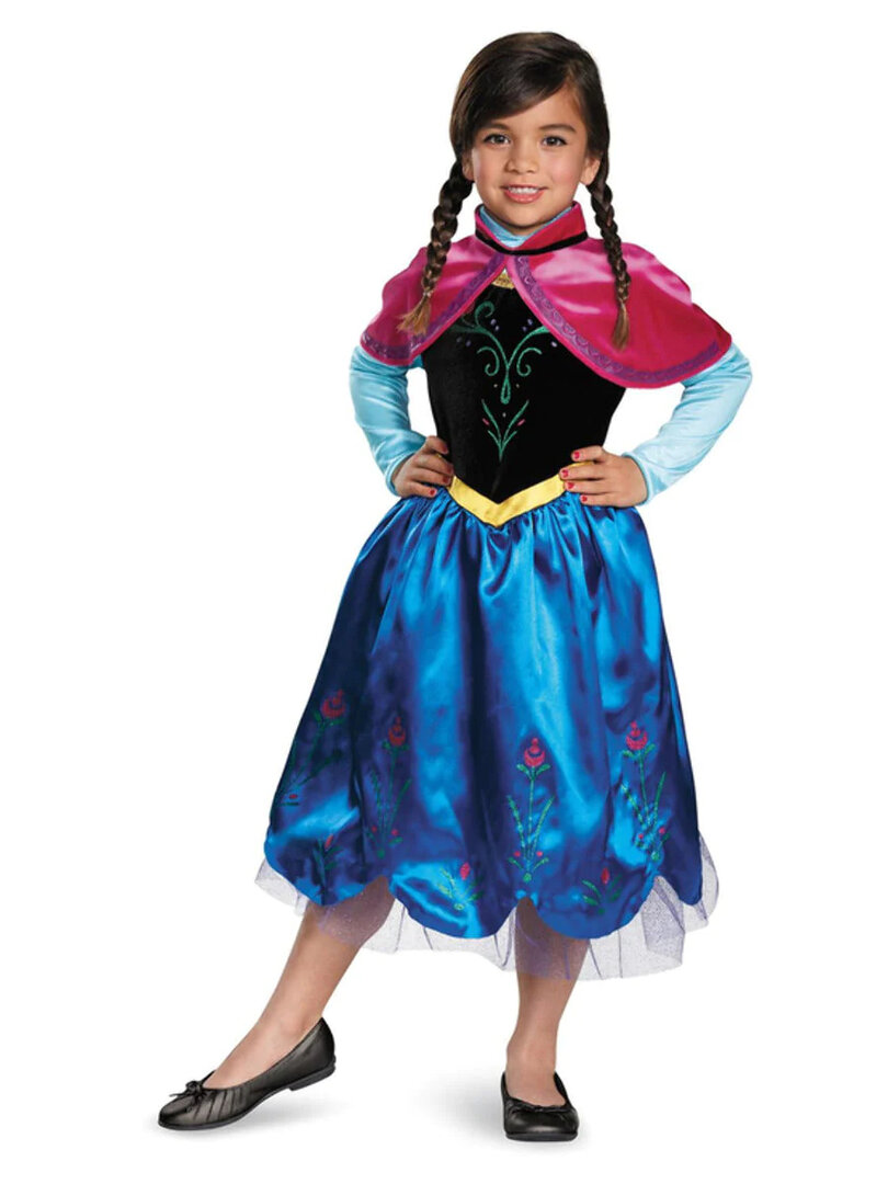 Dívčí kostým Anna ledové království (frozen) - Pro věk 5-6 let