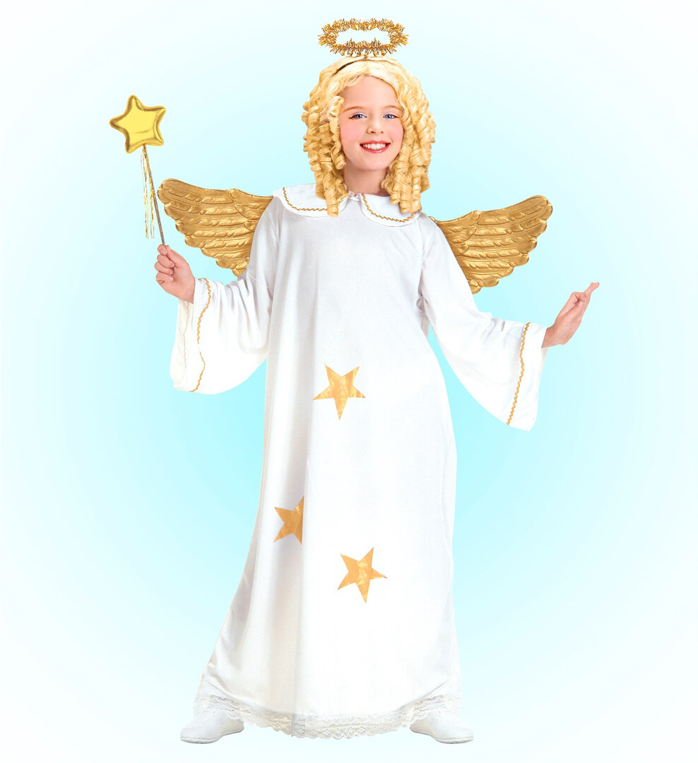 Dětský kostým anděl s hvězdičkami - Pro věk 11-13 let