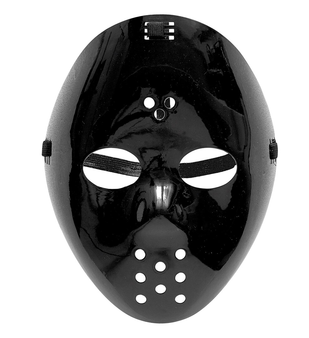 Černá hokejová maska