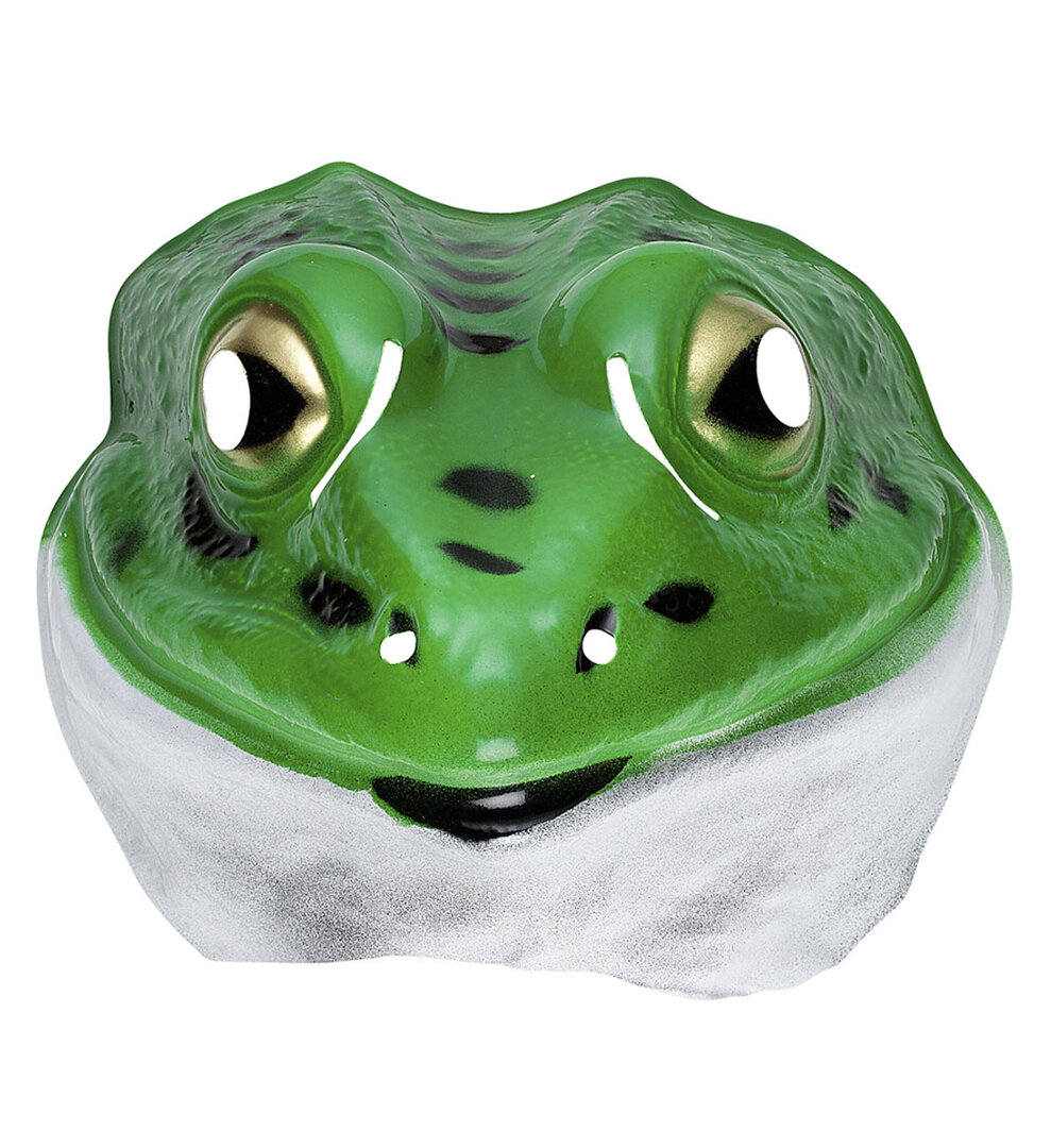 Dětská plastová maska Žába