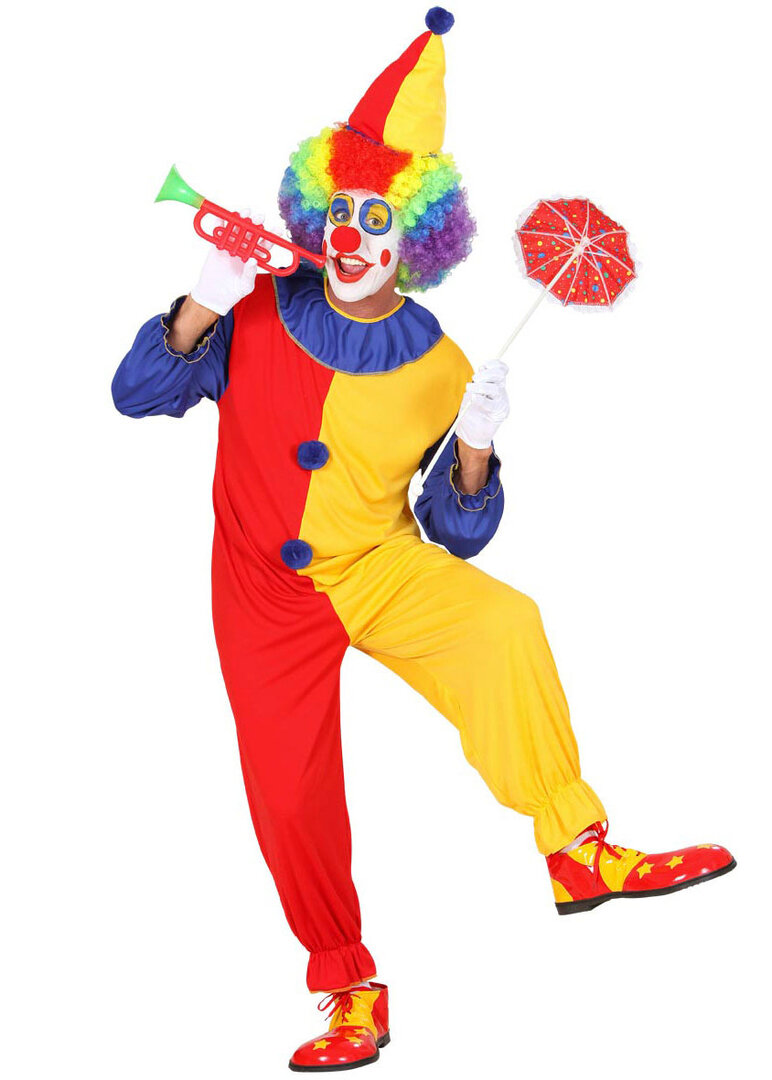 Karnevalový kostým klaun (šašek) - L