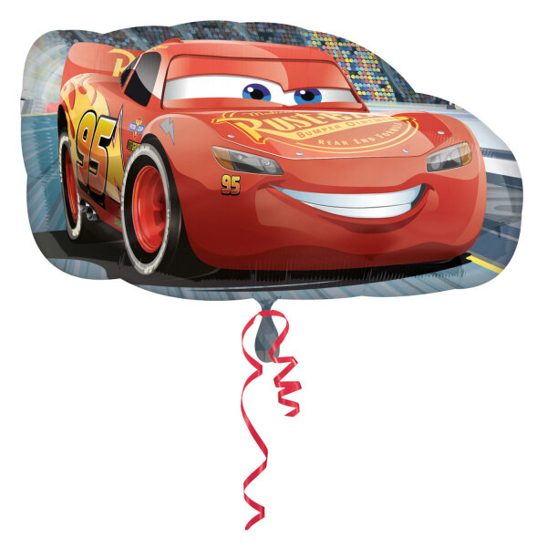 Fóliový balónek Blesk McQueen, Cars (76 cm x 43 cm)
