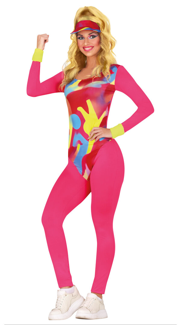 Dámský kostým cvičitelka/Barbie, růžový