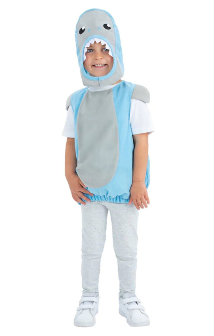 Dětský kostým žralok modrý - Pro věk 3-4 let