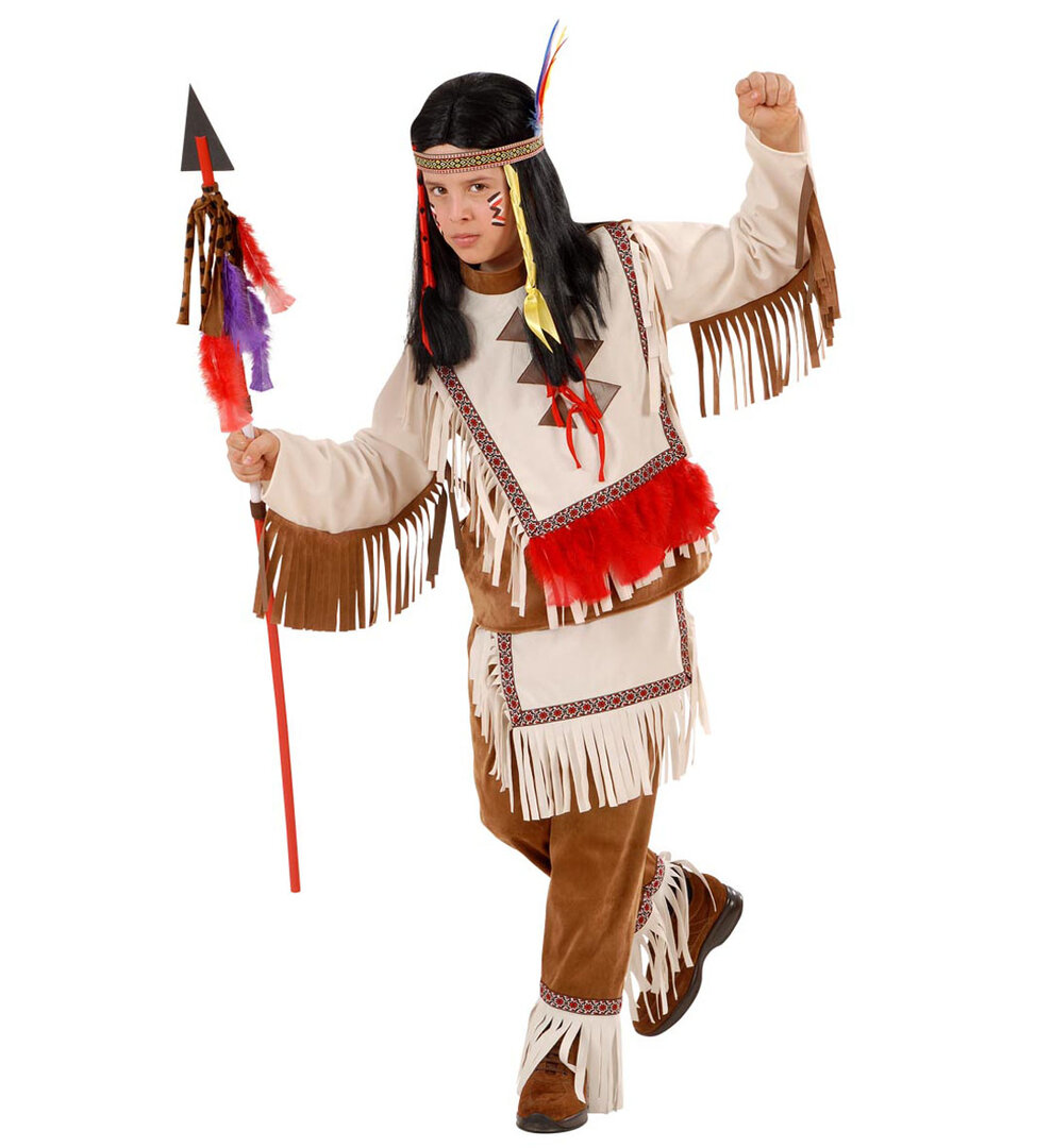 Dětský kostým indián (kabát, kalhoty) - Pro věk 8-10 let