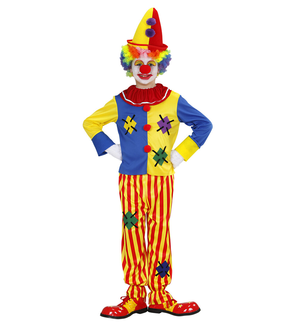 Dětský dvoudílný kostým klauna - Pro věk 5-7 let