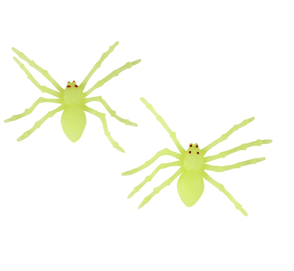 Dekorace pavouci svítící ve tmě 2 ks