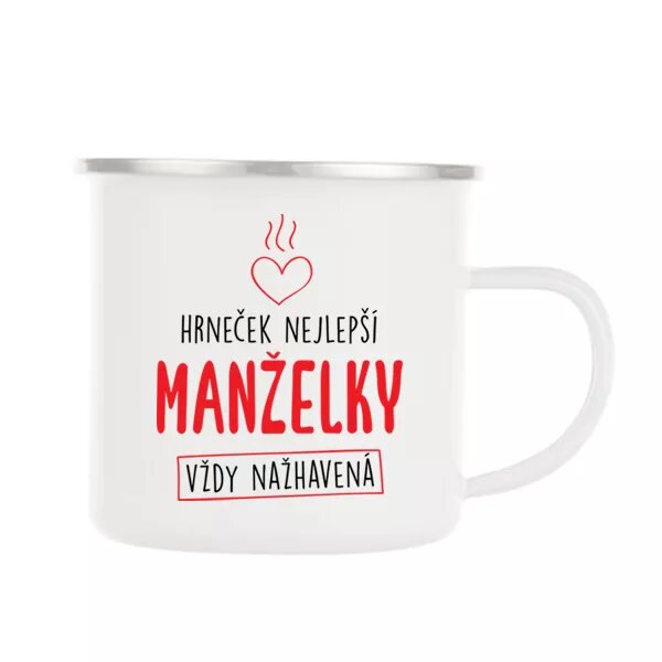 Hrneček nejlepší manželky - plecháček