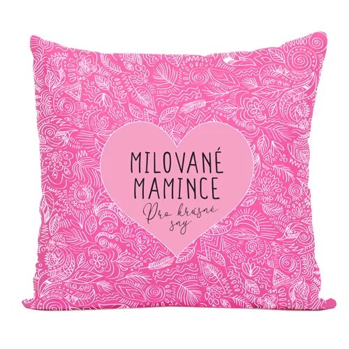 Milované mamince - vtipný polštář