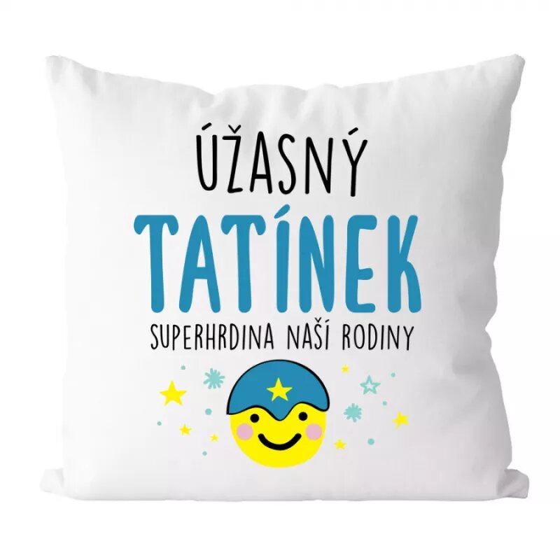 Úžasný tatínek - vtipný polštářek