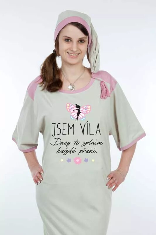 Jsem víla - Vtipná dámská noční košile Lady