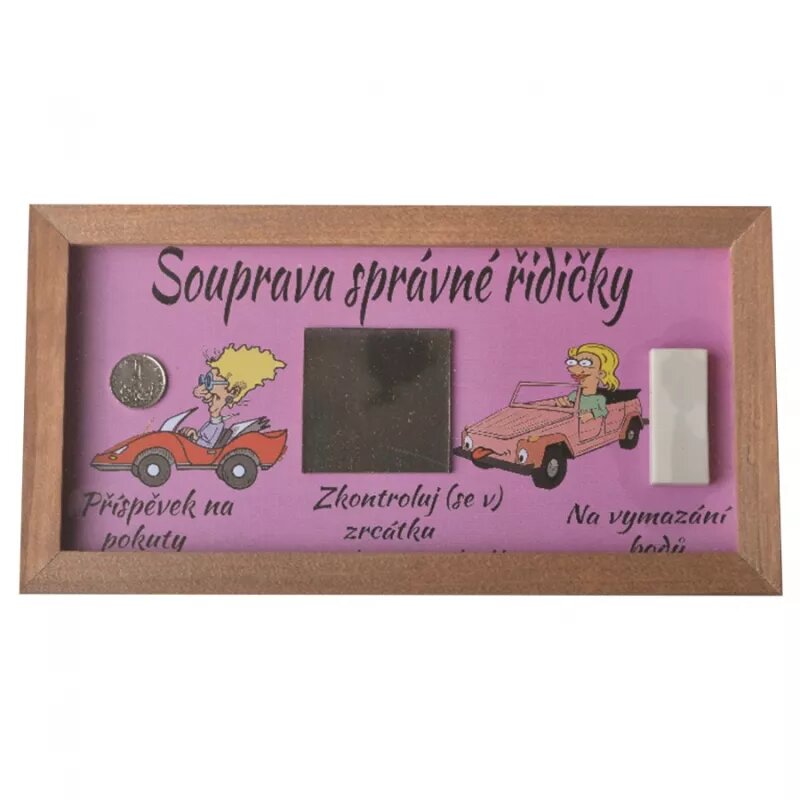 Souprava správné řidičky-rámeček pro případ nouze!