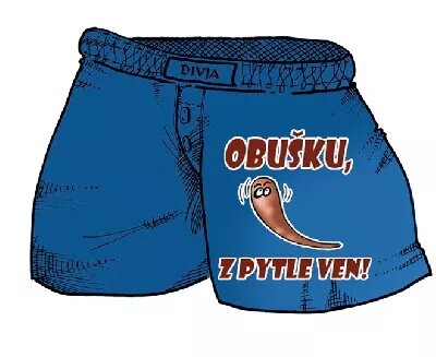 Trenýrky-Obušku z pytle ven