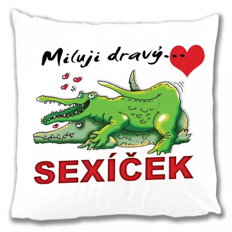 Polštářek - miluji dravý sexíček