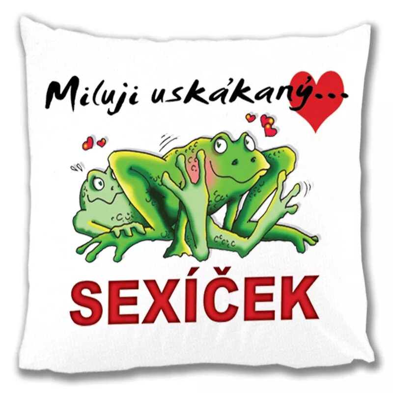 Polštářek - miluji uskákaný sexíček