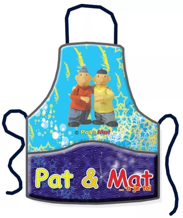 Zástěra polyester dětská Pat a Mat