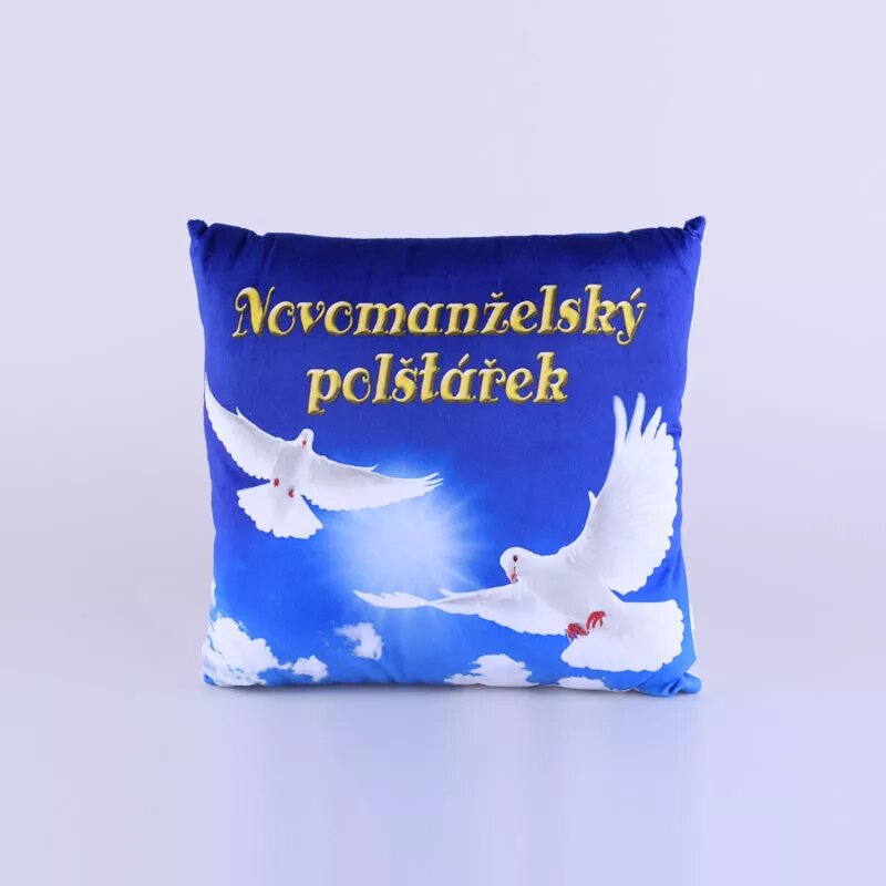 Novomanželský polštářek - holubice