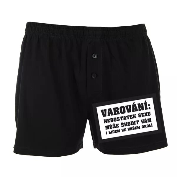 Trenýrky - Varování nedostatek sexu
