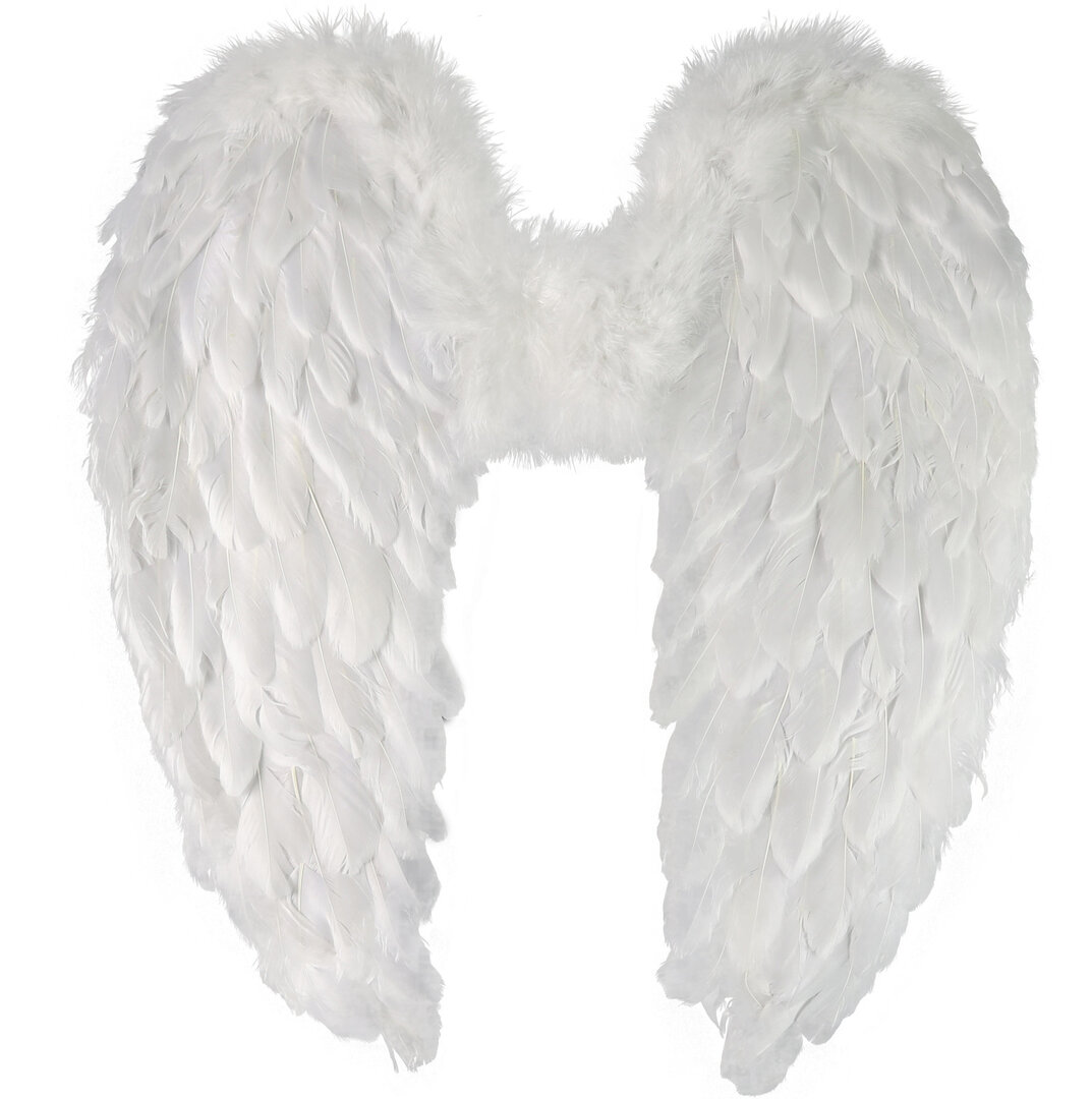 Andělská křídla s peřím 55 cm
