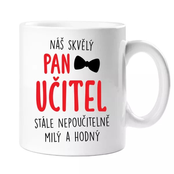 Náš skvělý pan učitel - hrnek 2 barvy