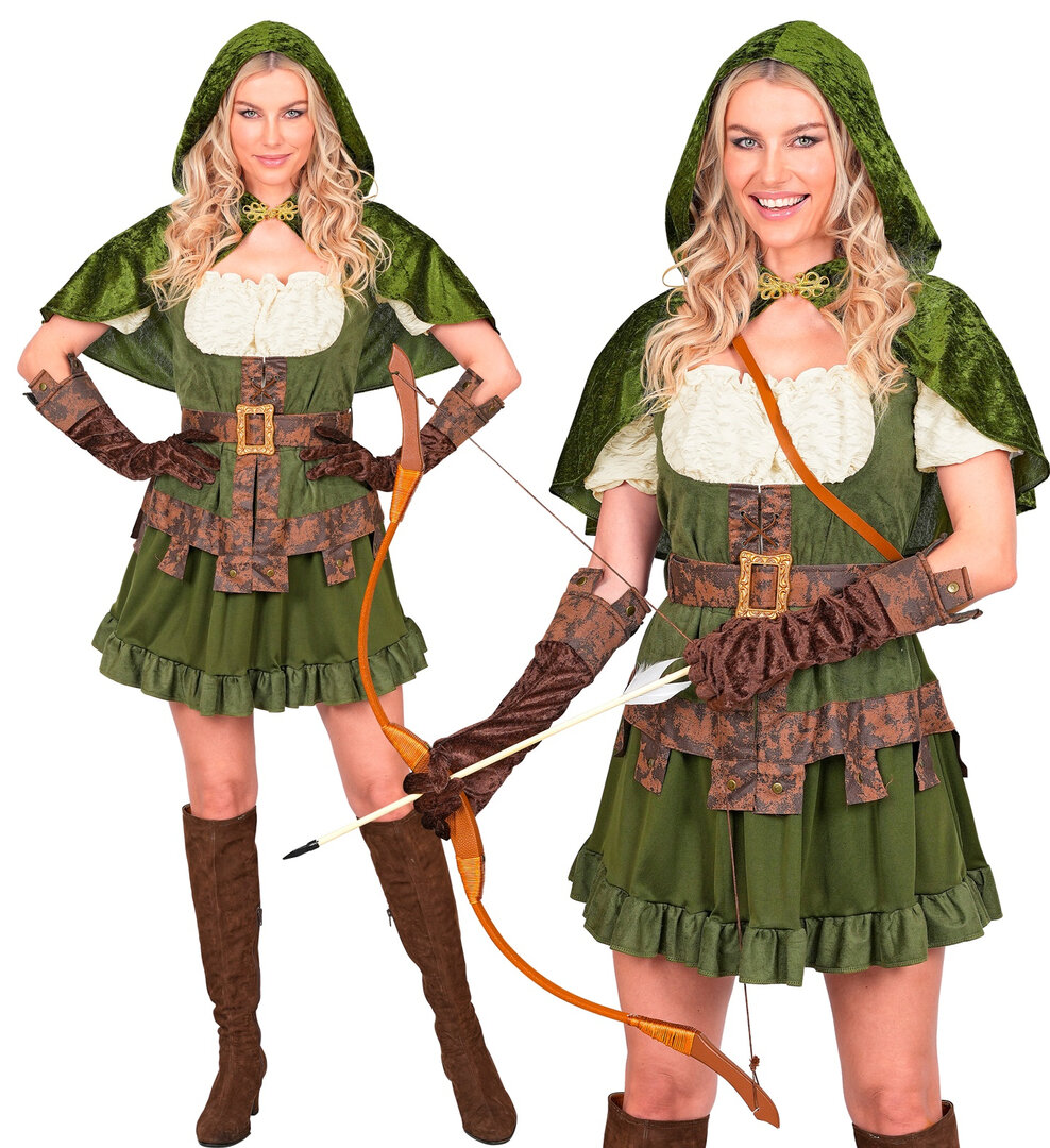 Dámský kostým robin hood ze sherwoodu