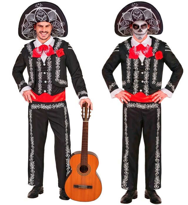 Pánský kostým den mrtvých (los muertos)
