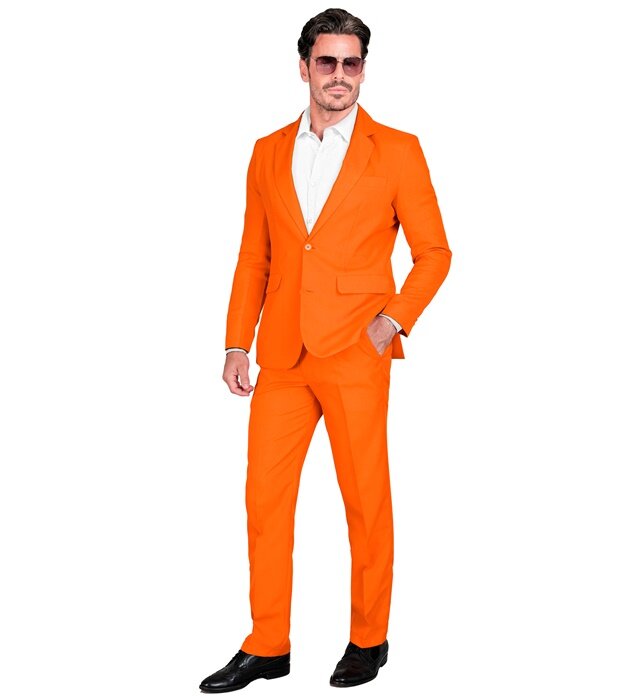 Pánský oranžový oblek
