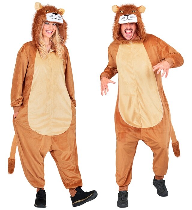 Unisex plyšový kostým lev