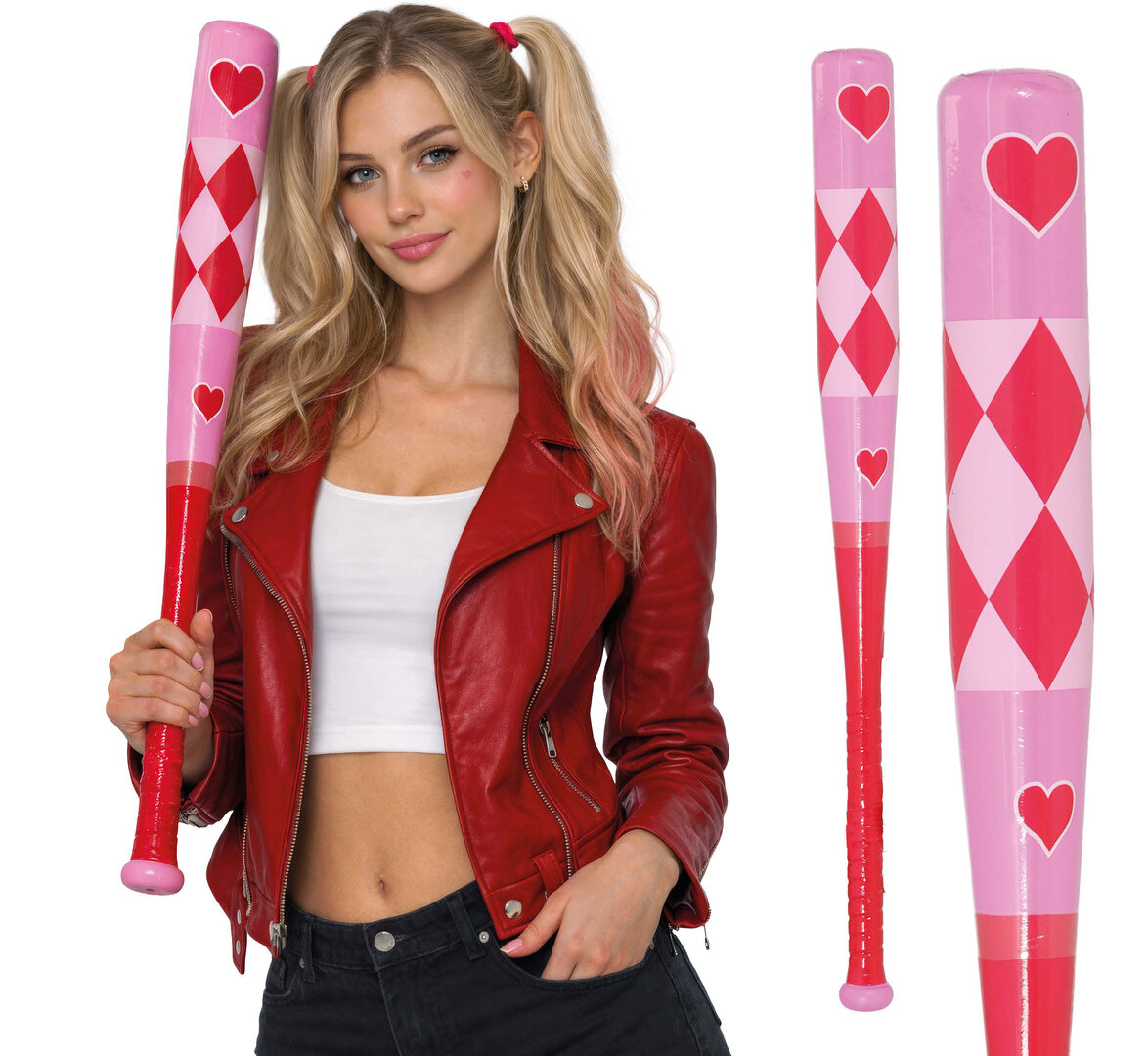 Růžová baseballová pálka, 73 cm