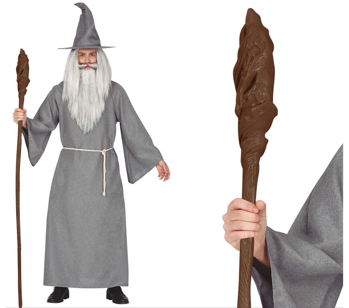 Skládací čarodějnická hůl, 170 cm