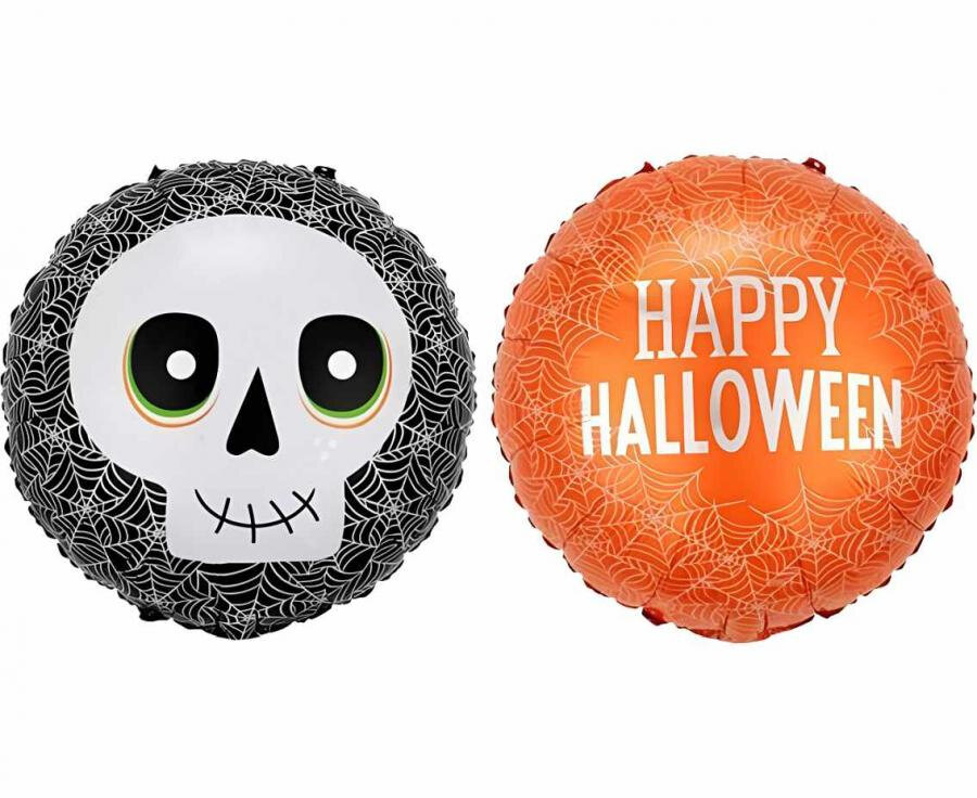 Fóliový balónek s nápisem Happy Halloween